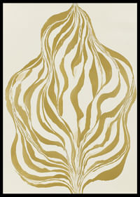 Líneas doradas serpentean en un patrón ondulado-2