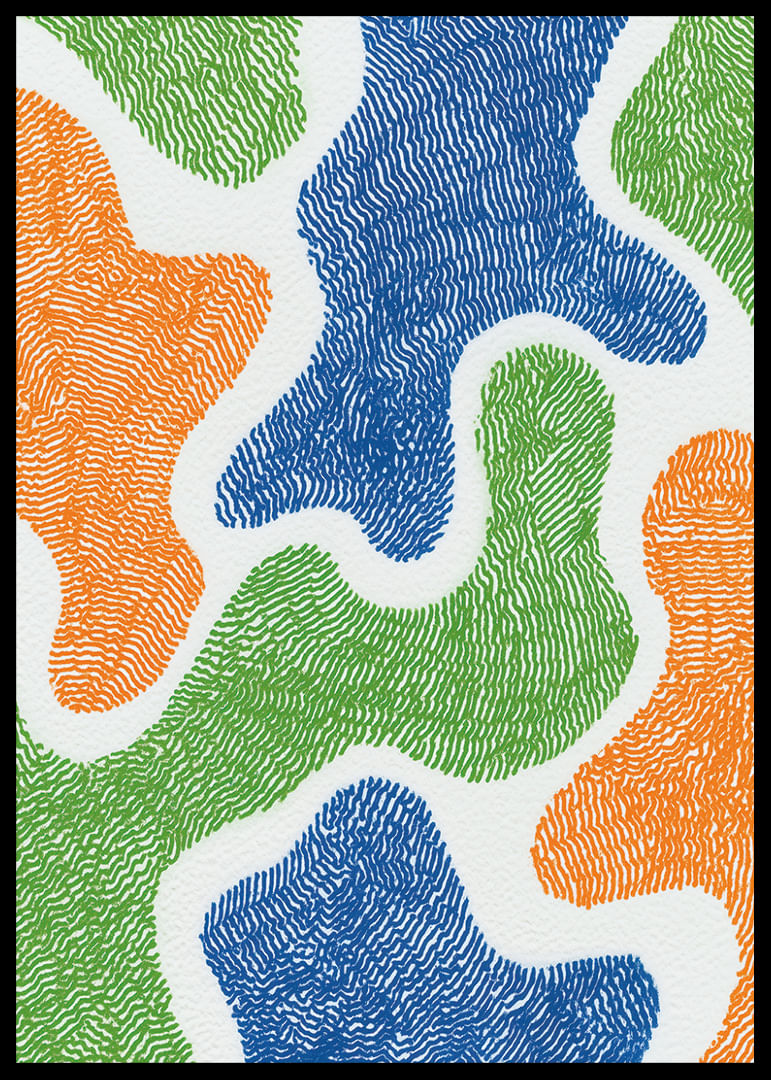 Krāsaini raksti rada dinamisku un ritmisku sajūtu-12