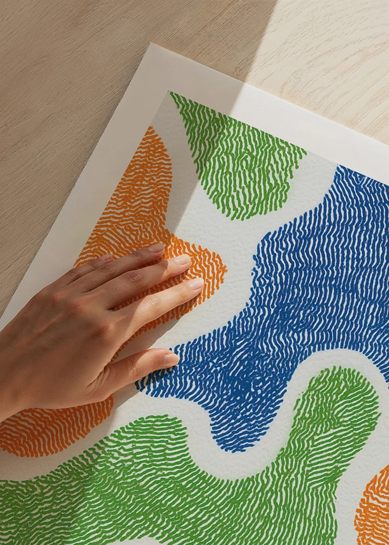Colorful patterns create a vibrant and rhythmic feel-12