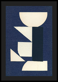 Stijlvolle poster met geometrische vormen op een donkere achtergrond-4