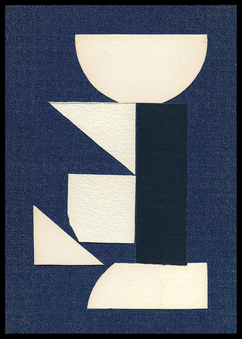 Elegante póster con formas geométricas sobre fondo oscuro.-12