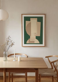 Una obra de arte con capas geométricas en colores suaves-4