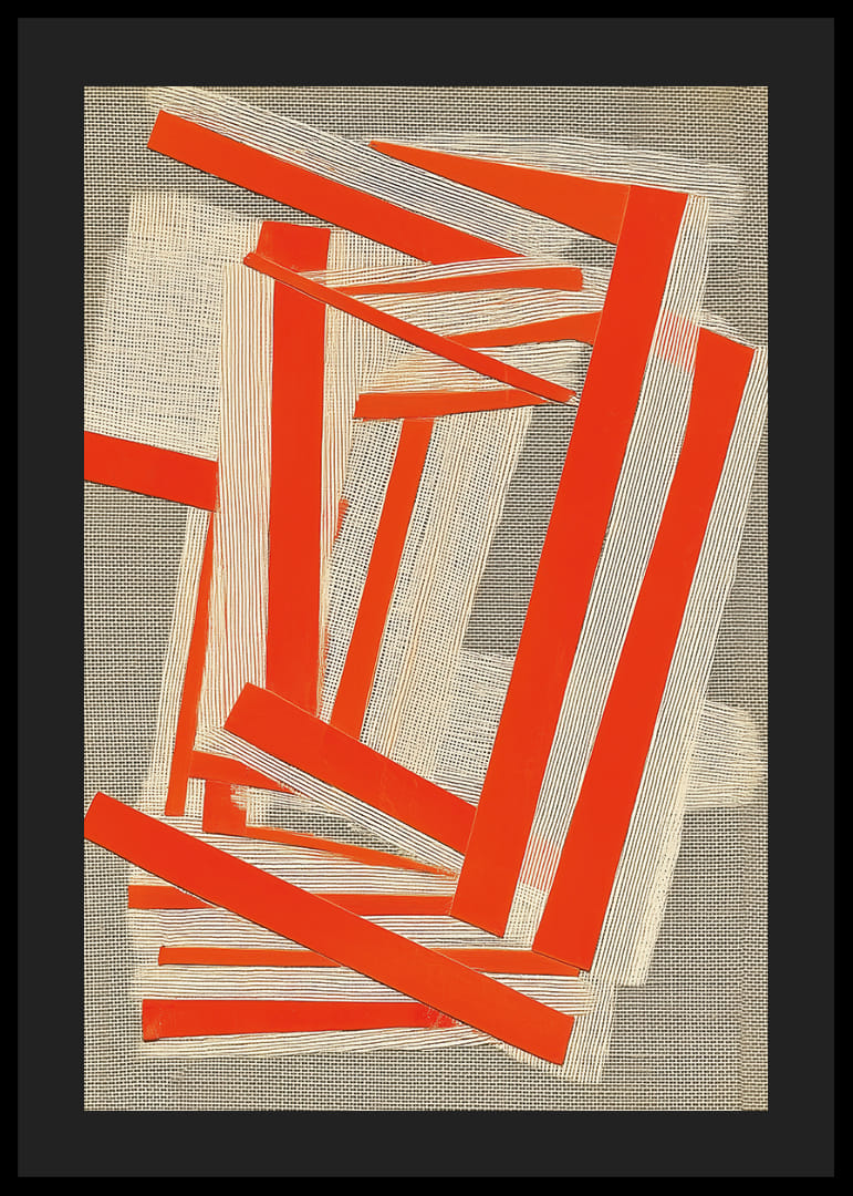 Djärva röda linjer skapar en livfull rörelse och balans-12