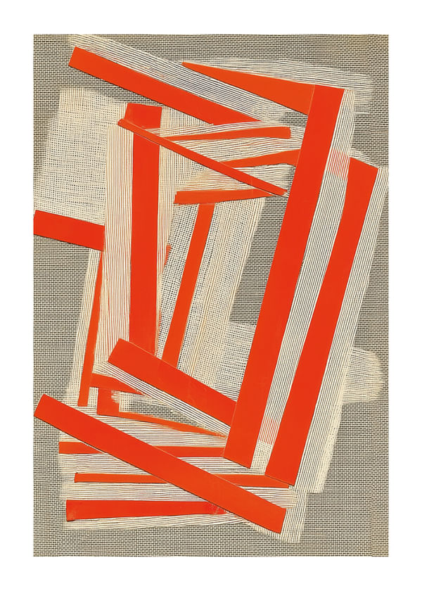 Poster Red Resonance No1