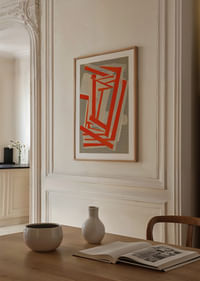 Spilgtas sarkanas līnijas rada spilgtu kustību un līdzsvaru-4