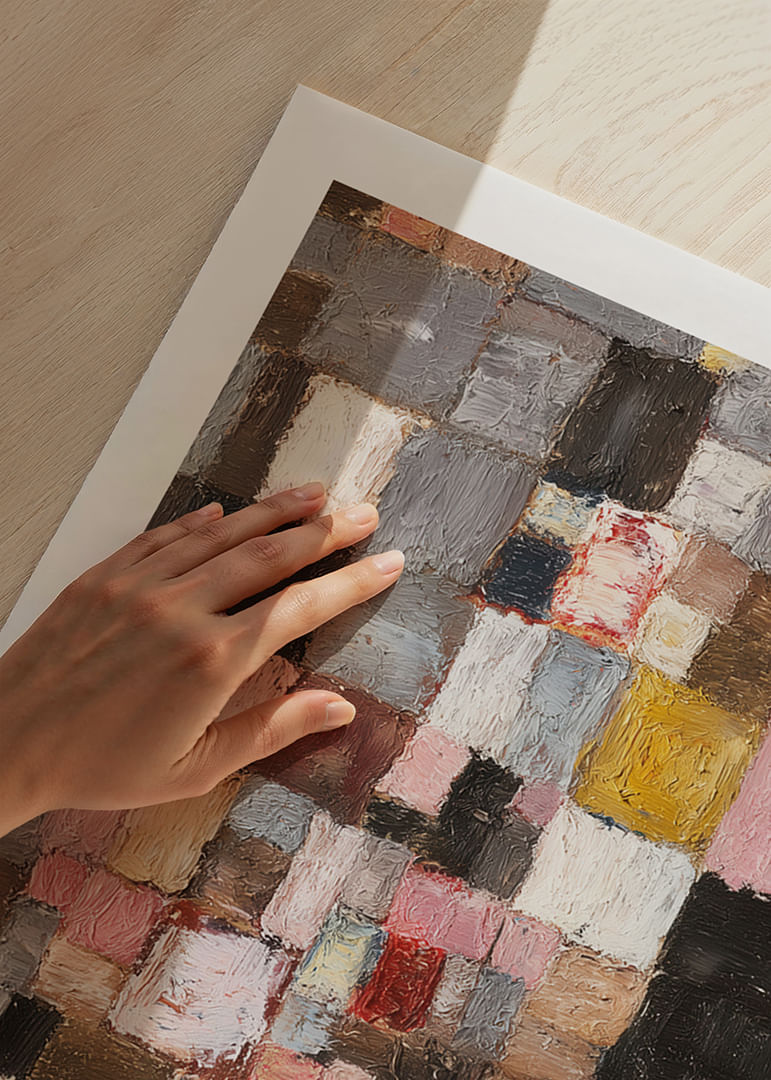 Krāsaina taisnstūru un tekstūru simfonija-12