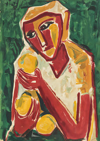 An artistic embrace of fruit in bright colors-3