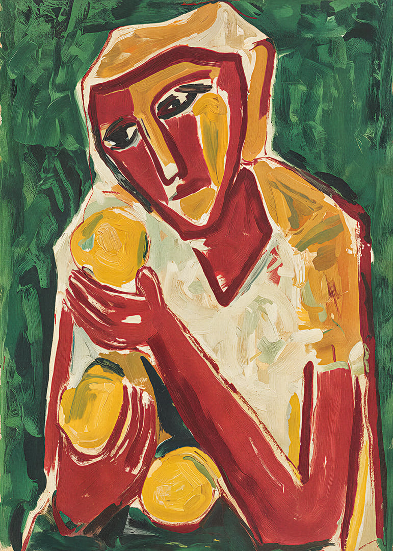 An artistic embrace of fruit in bright colors-12