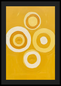 Golden rings dance with elegance on warm background-4