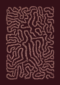 Un labyrinthe hypnotique de courbes et de motifs fascine le spectateur.-3