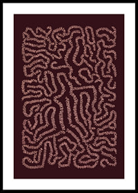 Un labyrinthe hypnotique de courbes et de motifs fascine le spectateur.-0