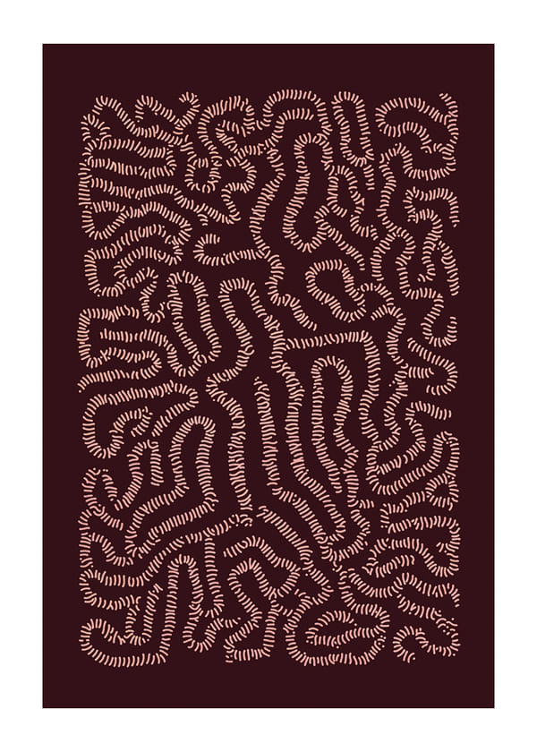 Poster Maze Of Lines