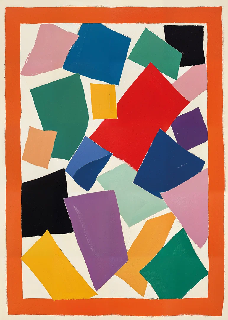 A colorful abstract masterpiece with vibrant energy-12