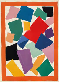 Krāsains abstrakts šedevrs ar spilgtu enerģiju-1