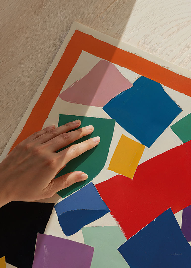 Krāsains abstrakts šedevrs ar spilgtu enerģiju-12