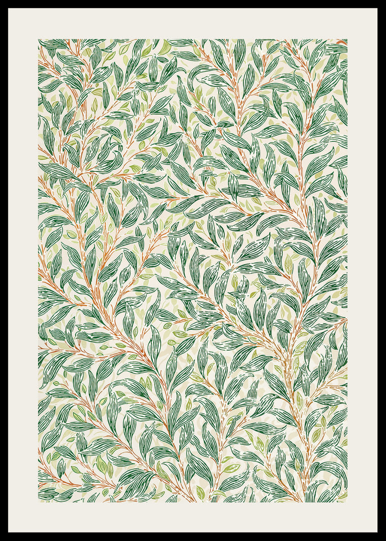 Lush leaves create a harmonious pattern-12