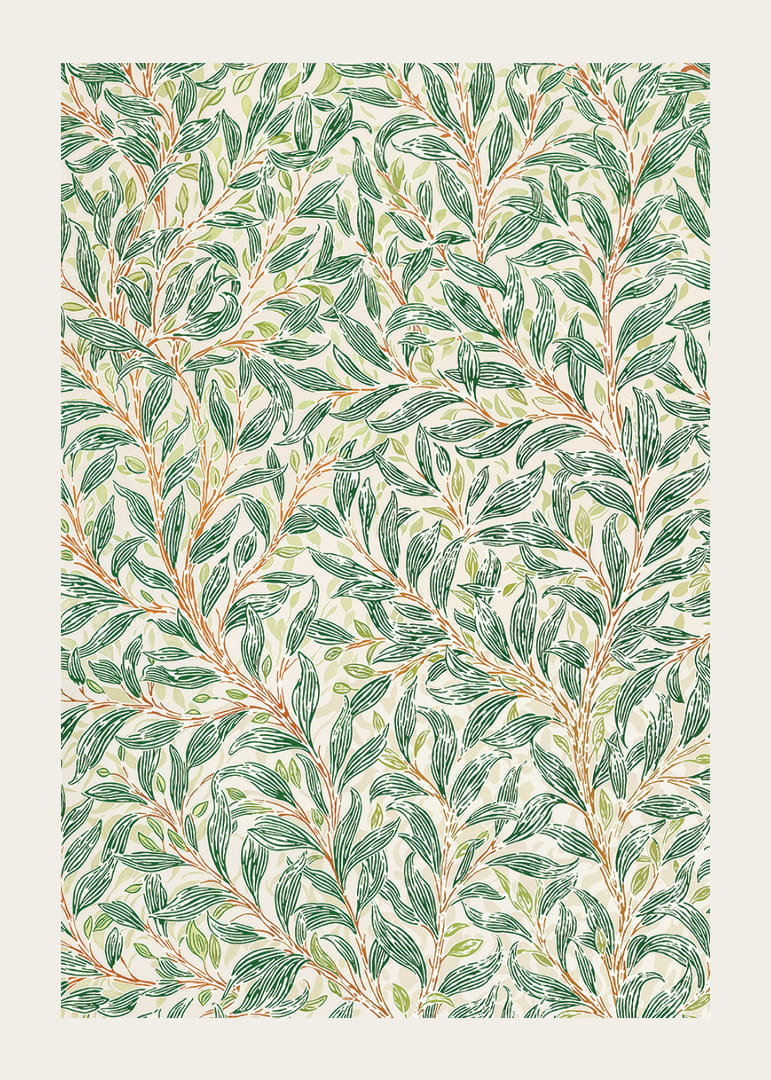 Lush leaves create a harmonious pattern-12