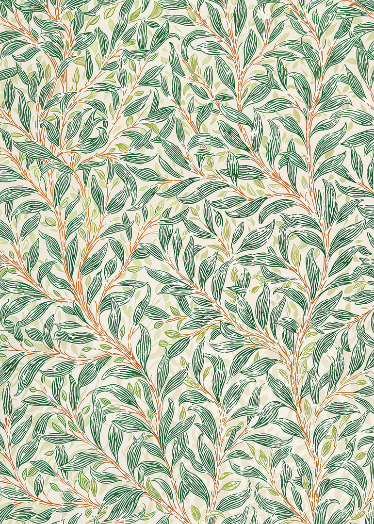 Lush leaves create a harmonious pattern-12