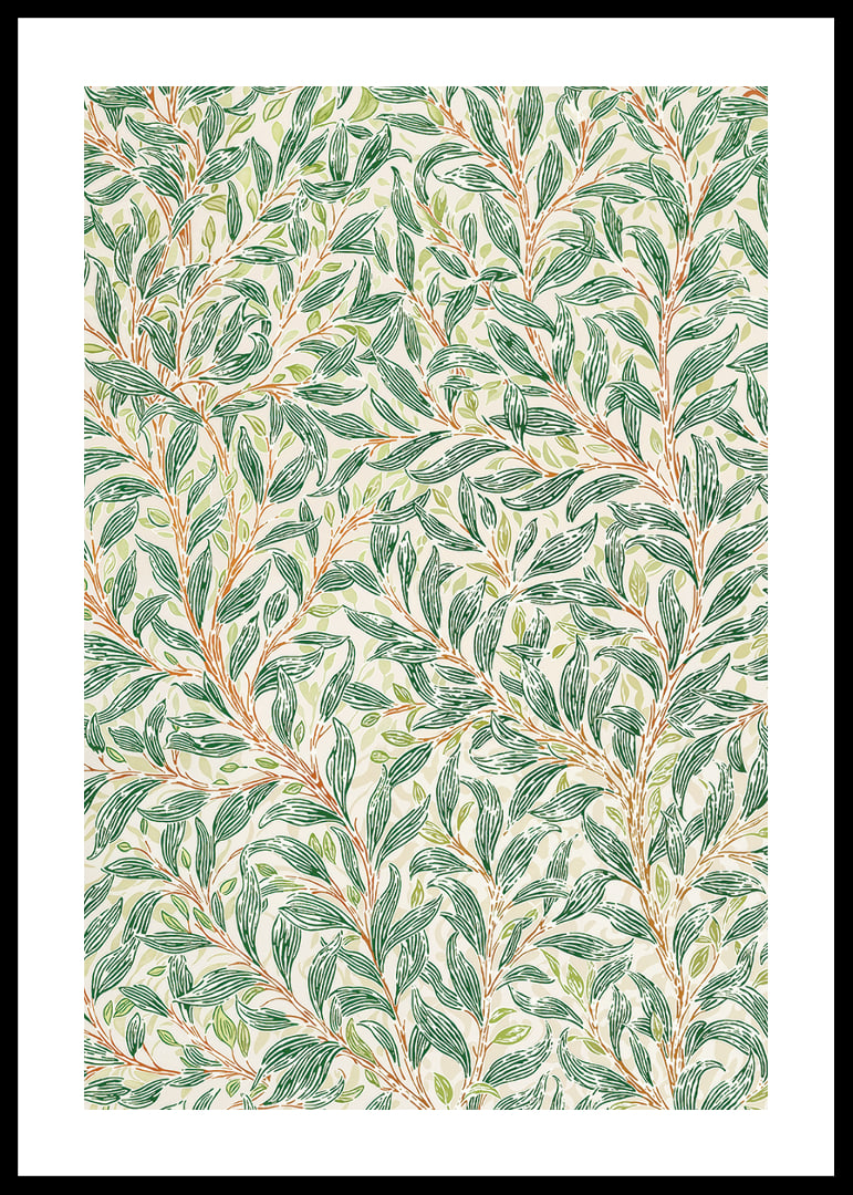 Lush leaves create a harmonious pattern-12