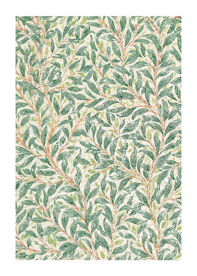 Lush leaves create a harmonious pattern-12
