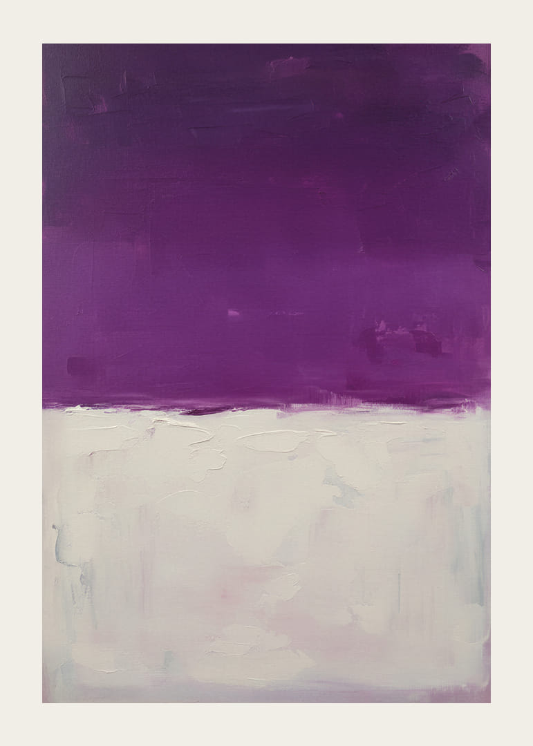 En harmonisk övergång mellan djupt lila och mjukt vitt-12