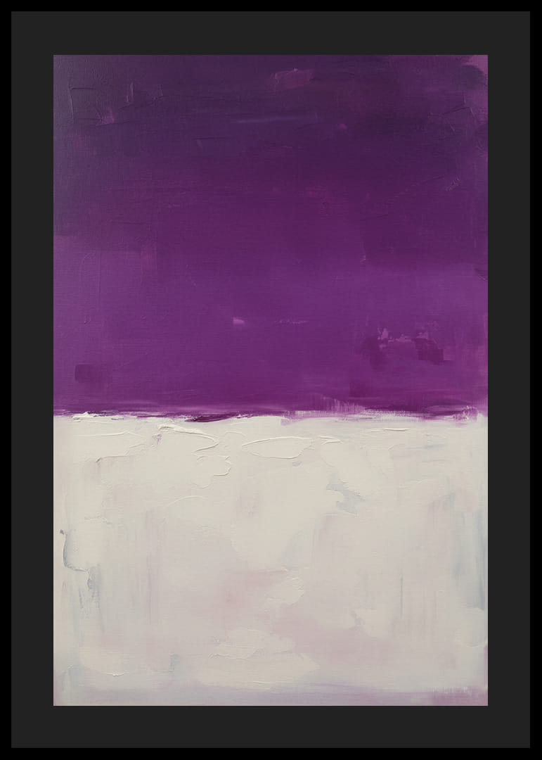 En harmonisk övergång mellan djupt lila och mjukt vitt-12