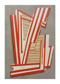 Las vibrantes líneas rojas y blancas crean un movimiento enérgico-1