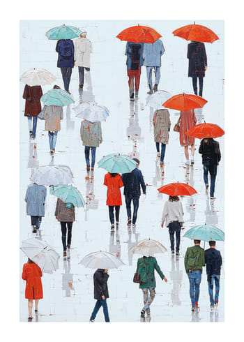 Poster Colorful Rain Journey