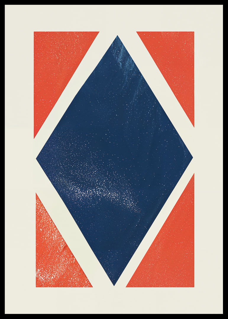 Une affiche abstraite aux formes géométriques puissantes-12