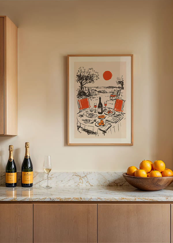 Poster Idyllic Sunset Feast crossfade