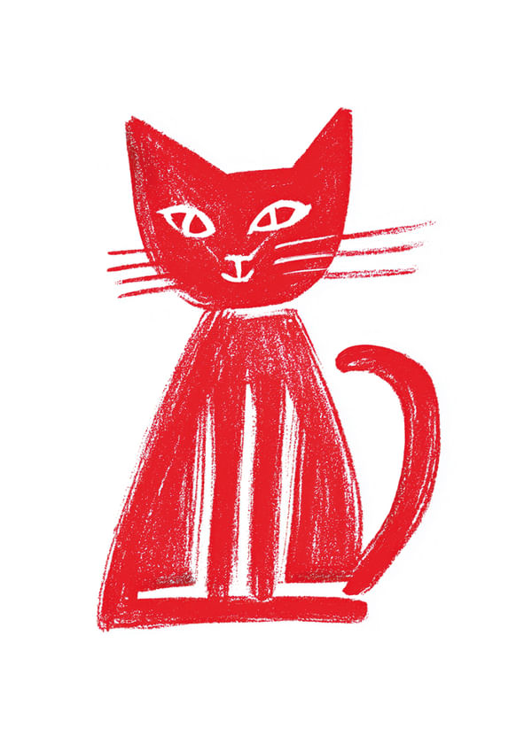 Poster The Red Cat