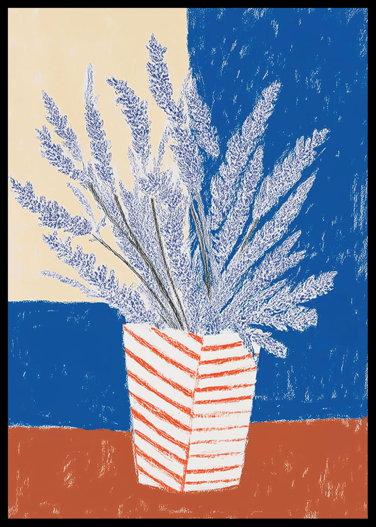 I colori contrastanti danno vita a questa dinamica composizione vegetale.-12