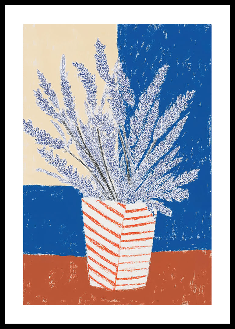 I colori contrastanti danno vita a questa dinamica composizione vegetale.-12