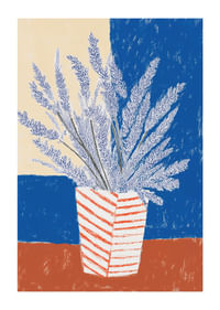 I colori contrastanti danno vita a questa dinamica composizione vegetale.-1