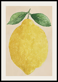 En saftig citron spreder glæde og friskhed.-2
