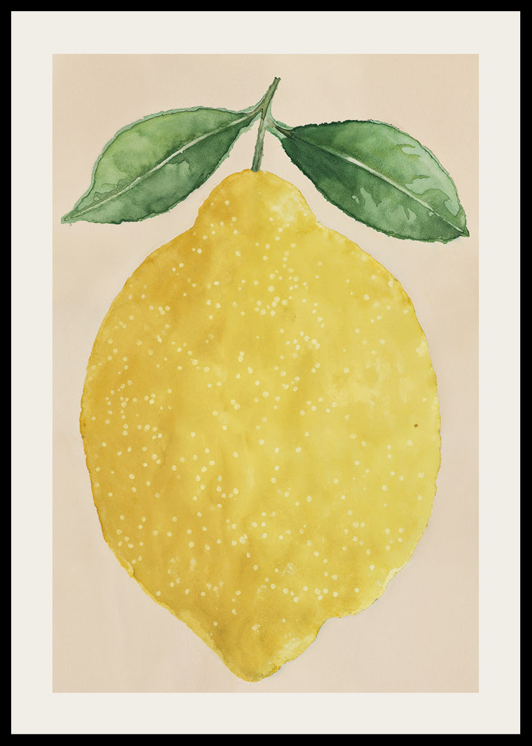 En saftig citron spreder glæde og friskhed.-12