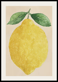 A juicy lemon spreads joy and freshness.-2