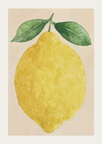 A juicy lemon spreads joy and freshness.-3