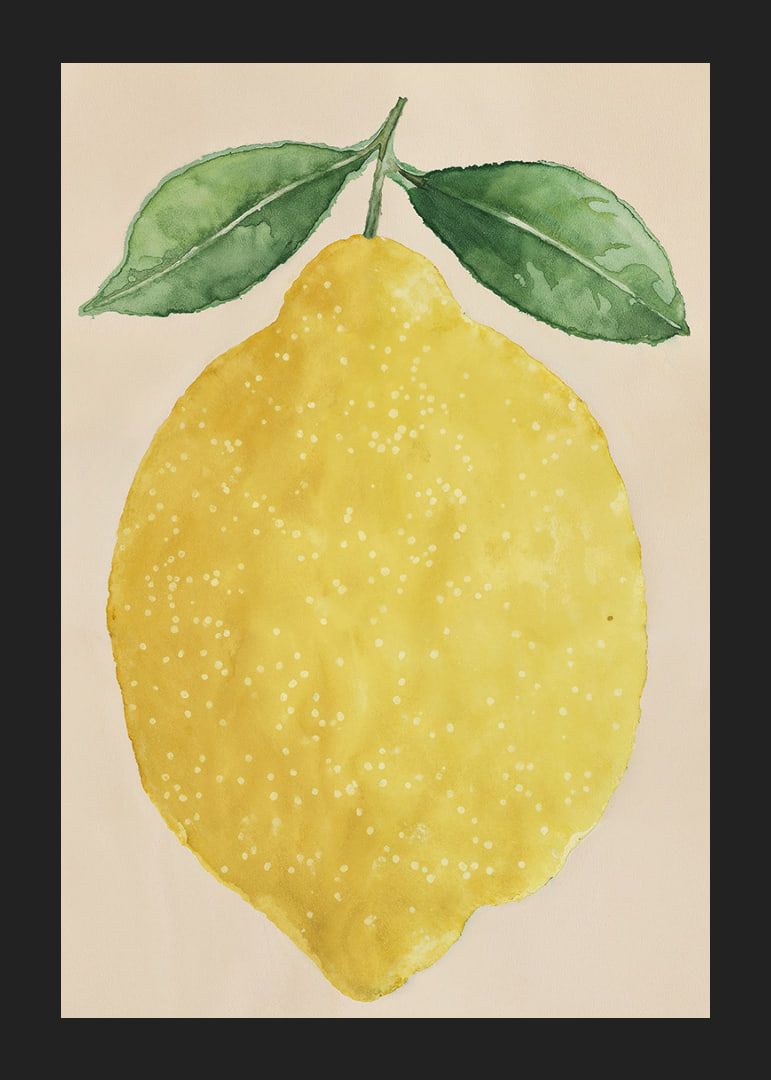 En saftig citron spreder glæde og friskhed.-12