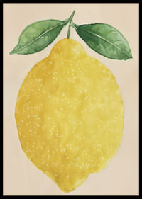 Un limone succoso diffonde gioia e freschezza.-2