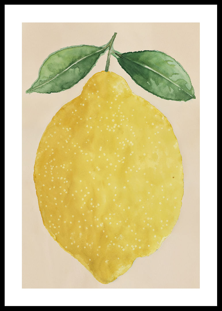 Un limone succoso diffonde gioia e freschezza.-12