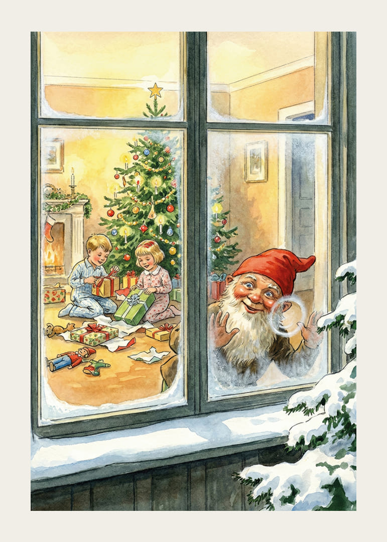 Le Père Noël illumine la nuit d'hiver de la magie et de la joie de Noël.-12