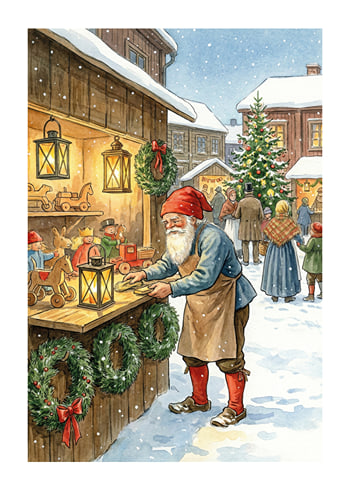 Poster Santas Market Magic