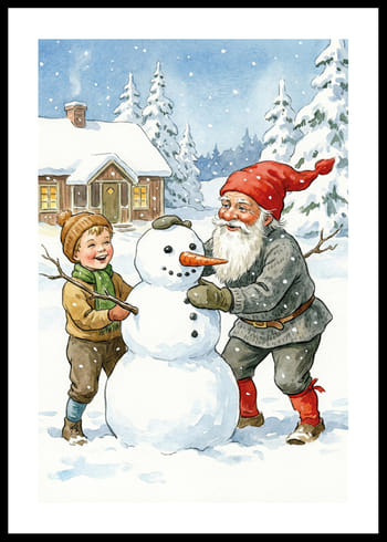 Poster Snowy Delight