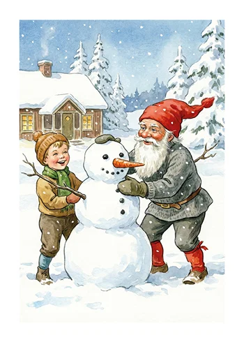 Poster Snowy Delight