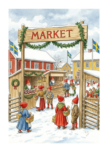 Poster Swedish Christmas Market