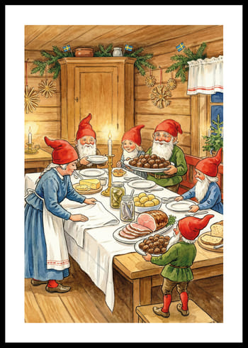 Poster Gnomes Joyful Gathering