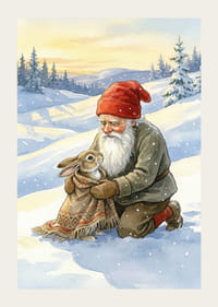 O scenă emoționantă despre prietenie într-un peisaj de iarnă-3