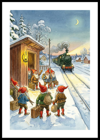 Plakat Nostalgic Winter Journey
