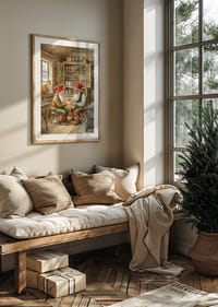 Twee elfen creëren magie in een rustieke hut-4